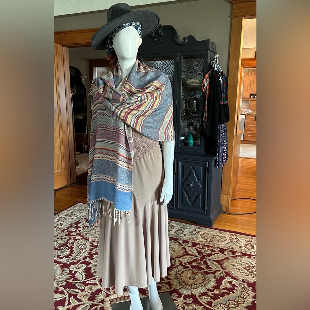 Oversized western scarf